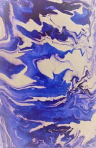 Stormy Seas - An Original Abstract Acrylic Pour